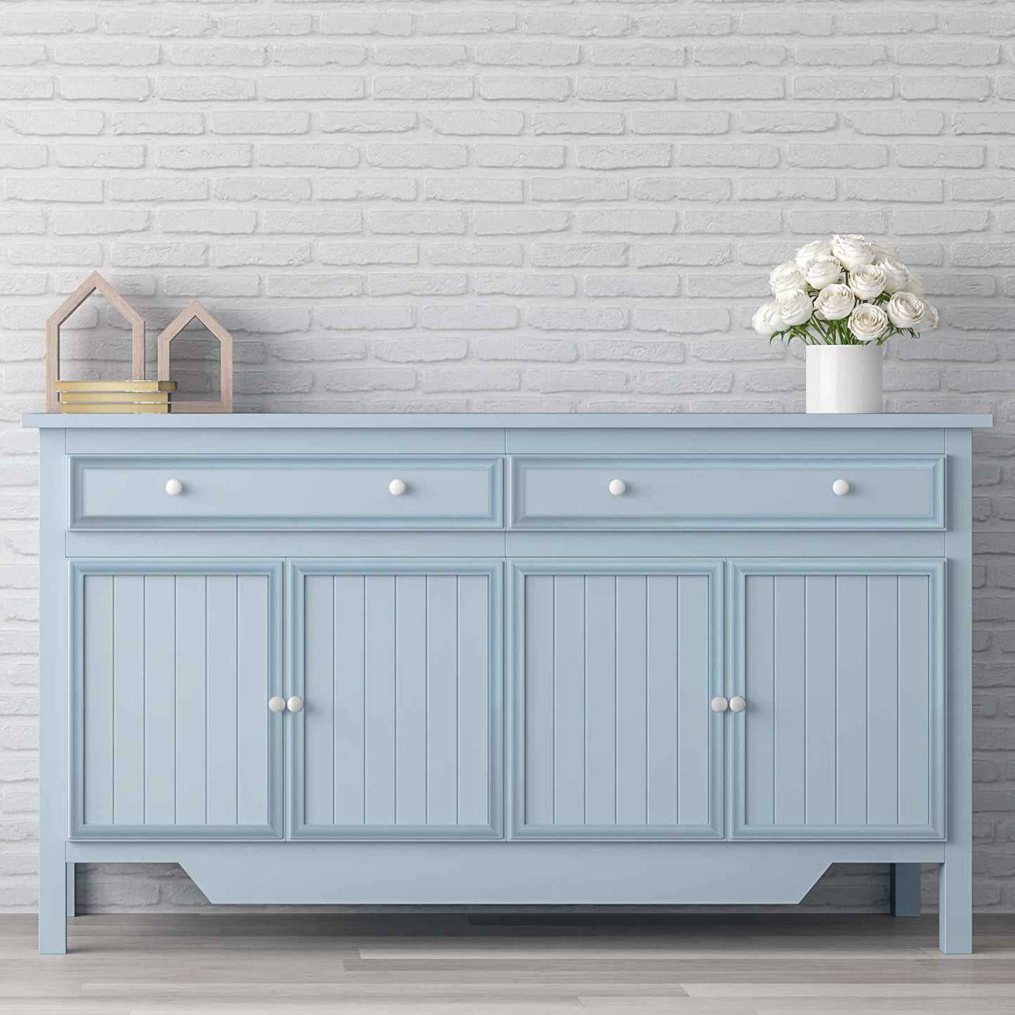 Soengsau 15-Pack 15.75" Unfinished Wood Astragal Trim - Easy to Paint, Cute Decorative Molding DIY Craft for Furniture Frame, Mirror Edge, Wall, Door, Closet, Dresser, Shelf