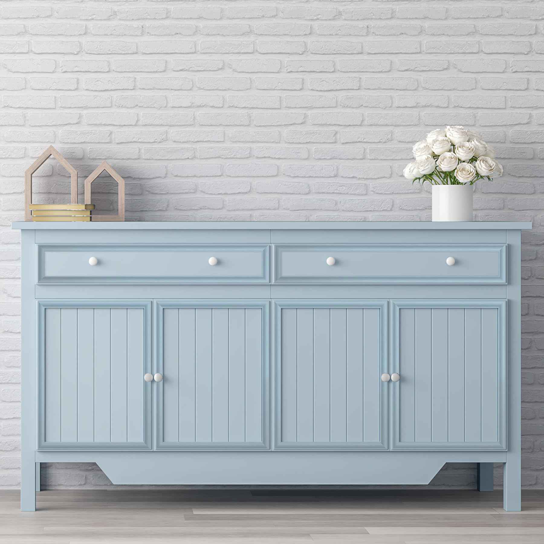 Soengsau 15-Pack 15.75" Unfinished Wood Astragal Trim - Easy to Paint, Cute Decorative Molding DIY Craft for Furniture Frame, Mirror Edge, Wall, Door, Closet, Dresser, Shelf