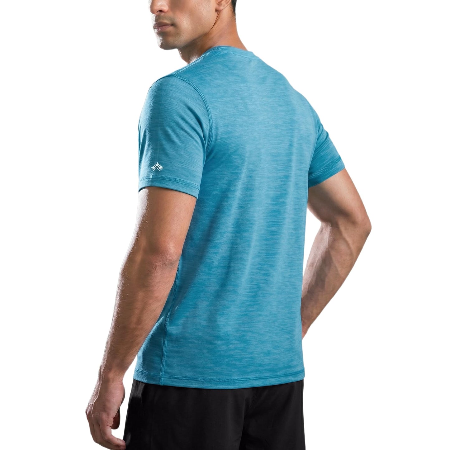 Zengjo Mens Athletic Shirts Quick Dry Moisture Wicking Gym Workout T-Shirt