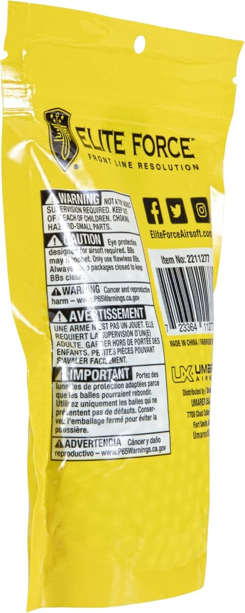 Elite Force Tracer BBS - Glow-in-the-Dark Premium 6mm Airsoft Ammo | 1000 Count