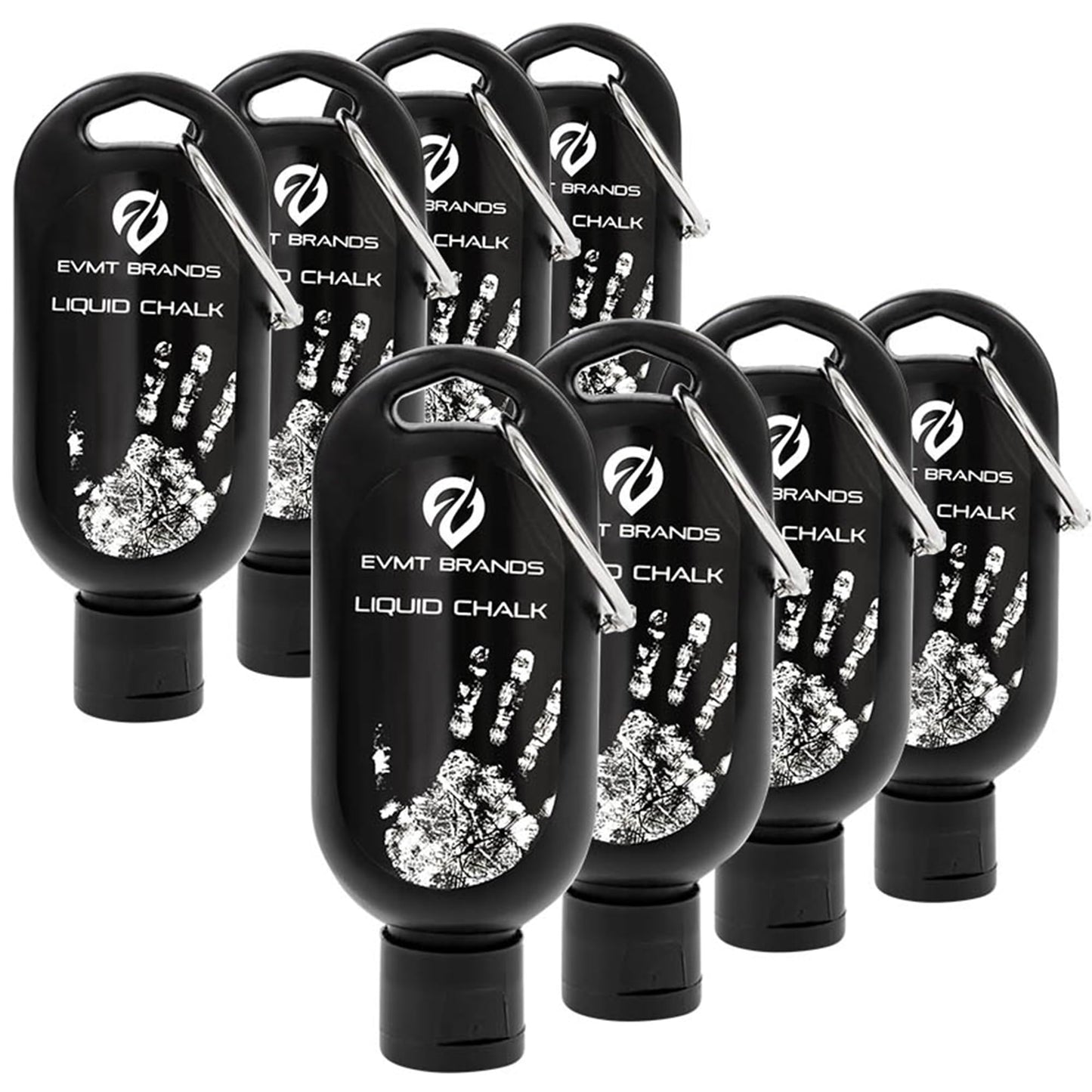 EVMT Brands Liquid Chalk, Mess Free Gym Chalk for Weightlifting, Gymnastics, Rock Climbing, Dancing. Sweat Resistant and Long Lasting for Stronger Grip. Package May Vary. Best Value.