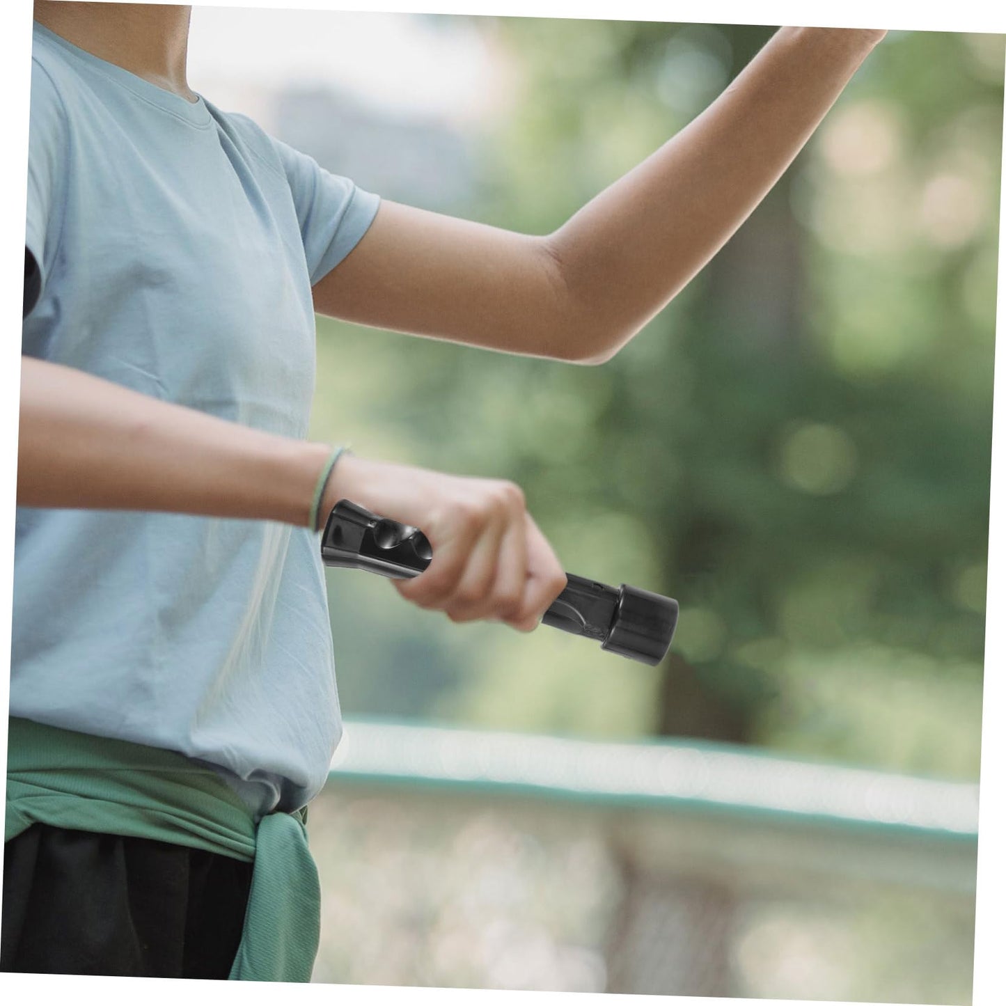 Badminton Swing Trainer with Grip Aid for Indoor Self Training Equipment Suitable for Beginners and Advanced Players 7.48X1.29X1.29In