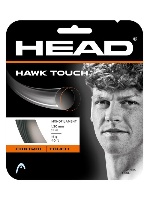 Head Hawk Touch Tennis String Set, 17g, Grey