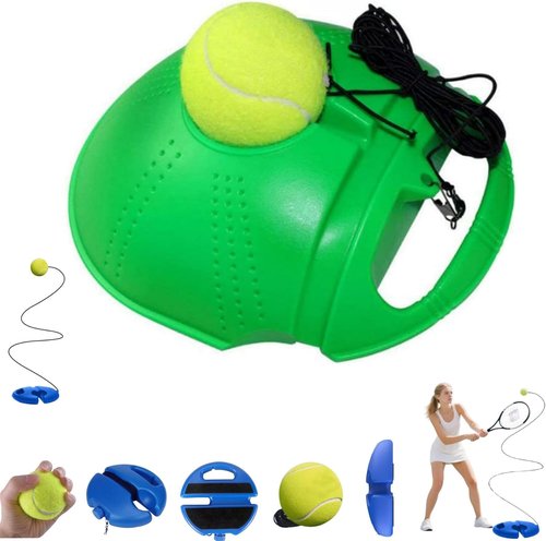 HISKI Tennis Trainer Equipment Set - Rebound Ball with String for Backyard Practice | Ideal for Skill Development
