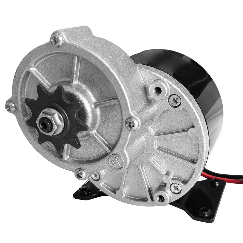 Bemonoc DC 12V 250W Gear Reduction Motor with 9 Tooth Sprocket, MY1016Z2 Brushed Motor for E Scooter, Electric Wheelchairs, Motorcycles, Massagers and Mowers