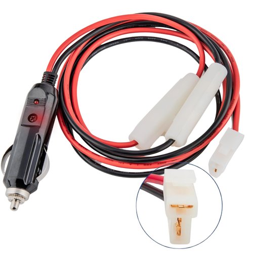 Anina DC 12V Car Charger for CB Mobile Radio Connector Replacement Power Cable with 15A Fuse for YAESU FT-7800R FT-7900R FT-8900R FT-2600 Kenwood TM-741 TM-G707 TM271 TM281 BTECH ICOM ALINCO ANYTONE