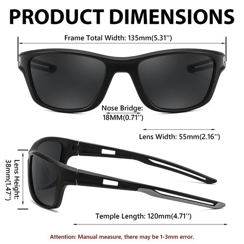 FEISEDY Sports Polarized Sunglasses For Men Women Cycling Driving Fishing Running UV400 Protection B0125