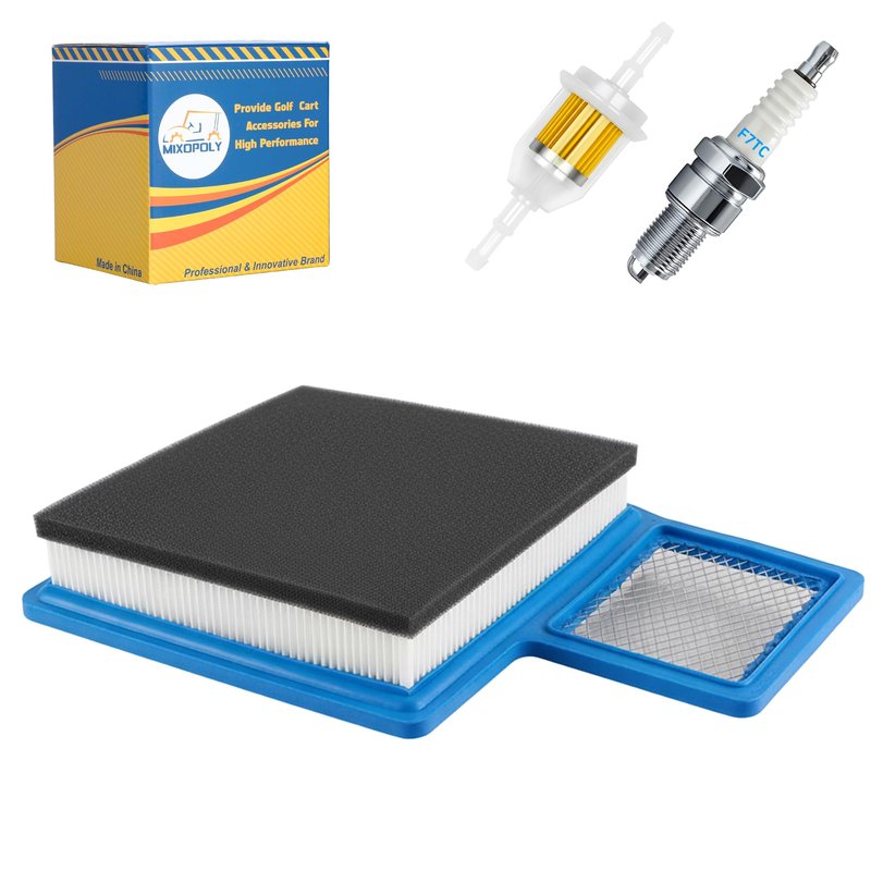 Mixopoly Golf Cart Tune Up Kit for Yamaha G16 G19 G20 G21 G22 G29/Drive Gas 1996-UP, 301cc 357cc Engine Maintenance Kit Included Air Filter JN6-E4450-01 Fuel Filter JN6-F4560-00 Spark Plug