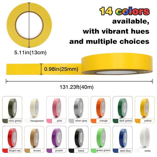 Heavy Duty White Duct Tape by [Brand Name] - 1 Inch x 44 Yards, Waterproof, No Residue, Easy Tear