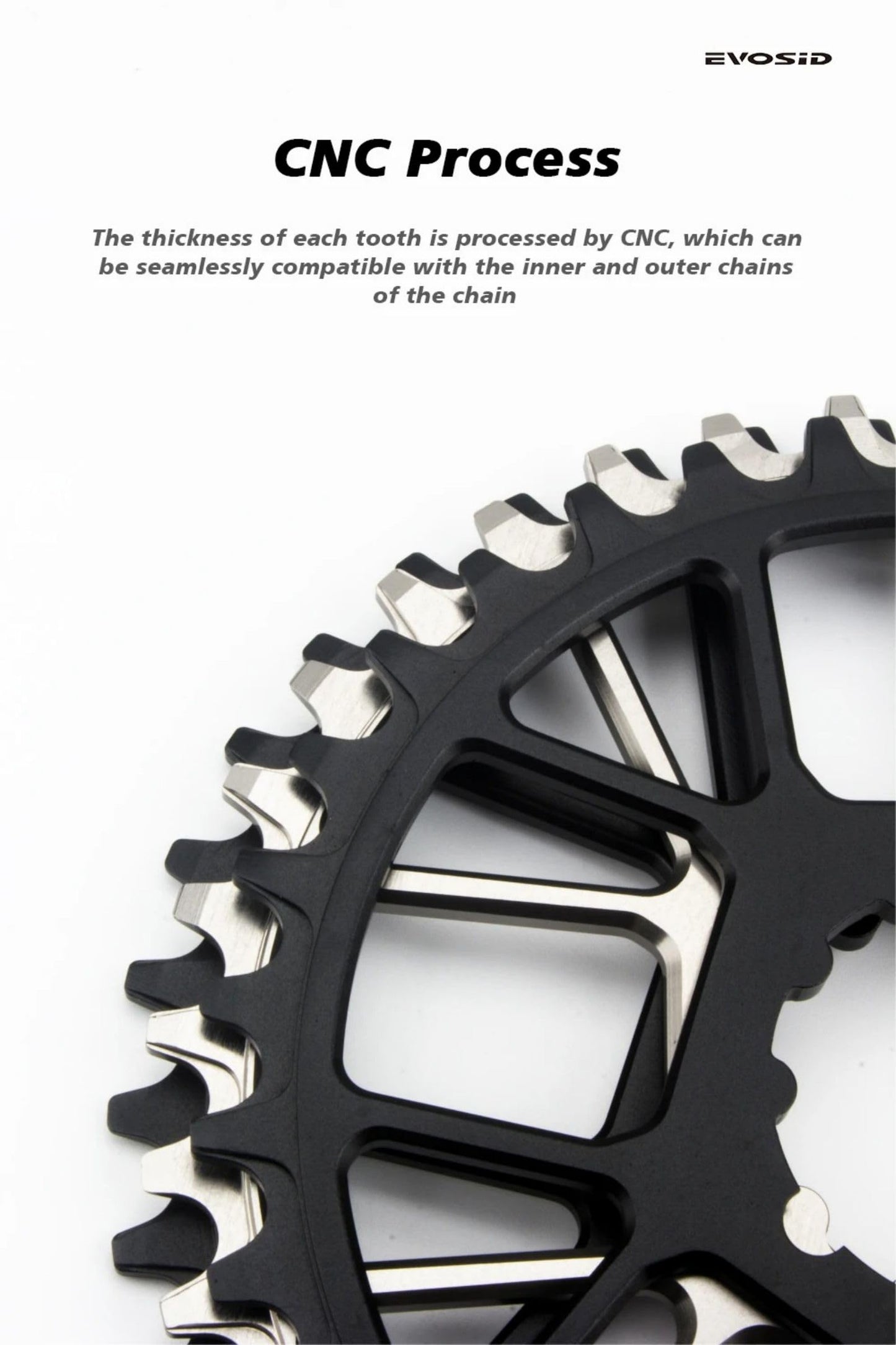 CobraCrawler MTB Bike Chainring Wide Narrow Teeth Chainwheel 8/9/10/11S Mountain Bicycle ChainWheel 32/34/36/38T Ultralight 55g 3-Nail (38T Black)