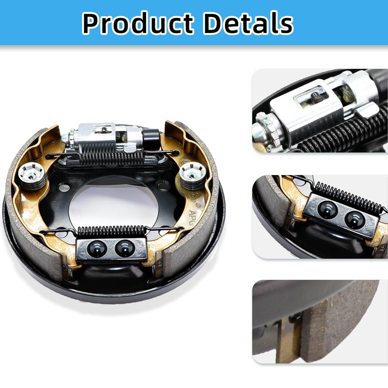 DIYOLFALL Brake Assembly Kit for EZGO TXT PDS & Yamaha G14-G22,Golf Carts Complete Set with Brake Shoes Fits Driver & Passenger Sides, OEM# 70998-G01, 70998-G02