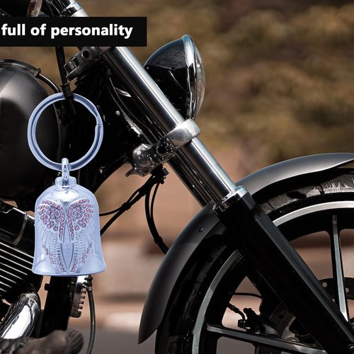CYZBTBl Motorcycle Women Bells - Motorcycle Angel Bell for Men Women,Bell Biker Accessory,Guard Riding Safety