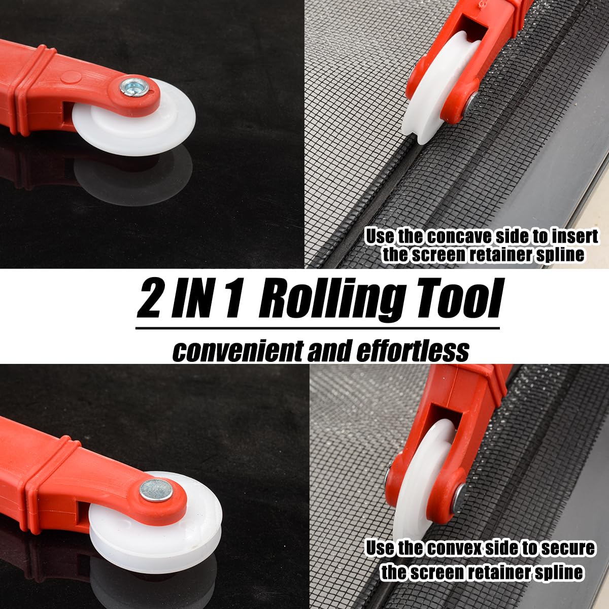 New Window Screen Replacement,48"x118" Screen Repair Kit for Window, Charcoal Fiberglass Mesh with Rolling Tool/Hook/Ruler/Cutter/Spline,Sliding Screen Door Replacement for Window & Patio Doors