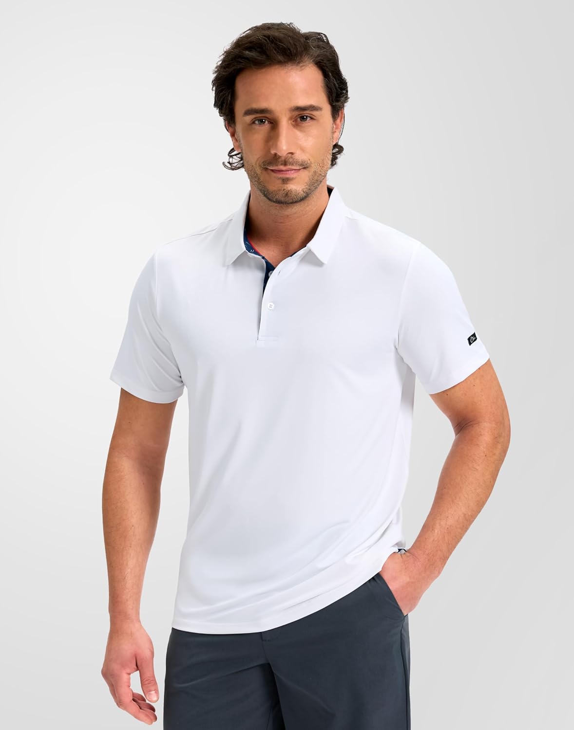 Obla Men's Golf Shirt - Short Sleeve Dry Fit Moisture-Wicking Performance Polo | Casual & Athletic Wear