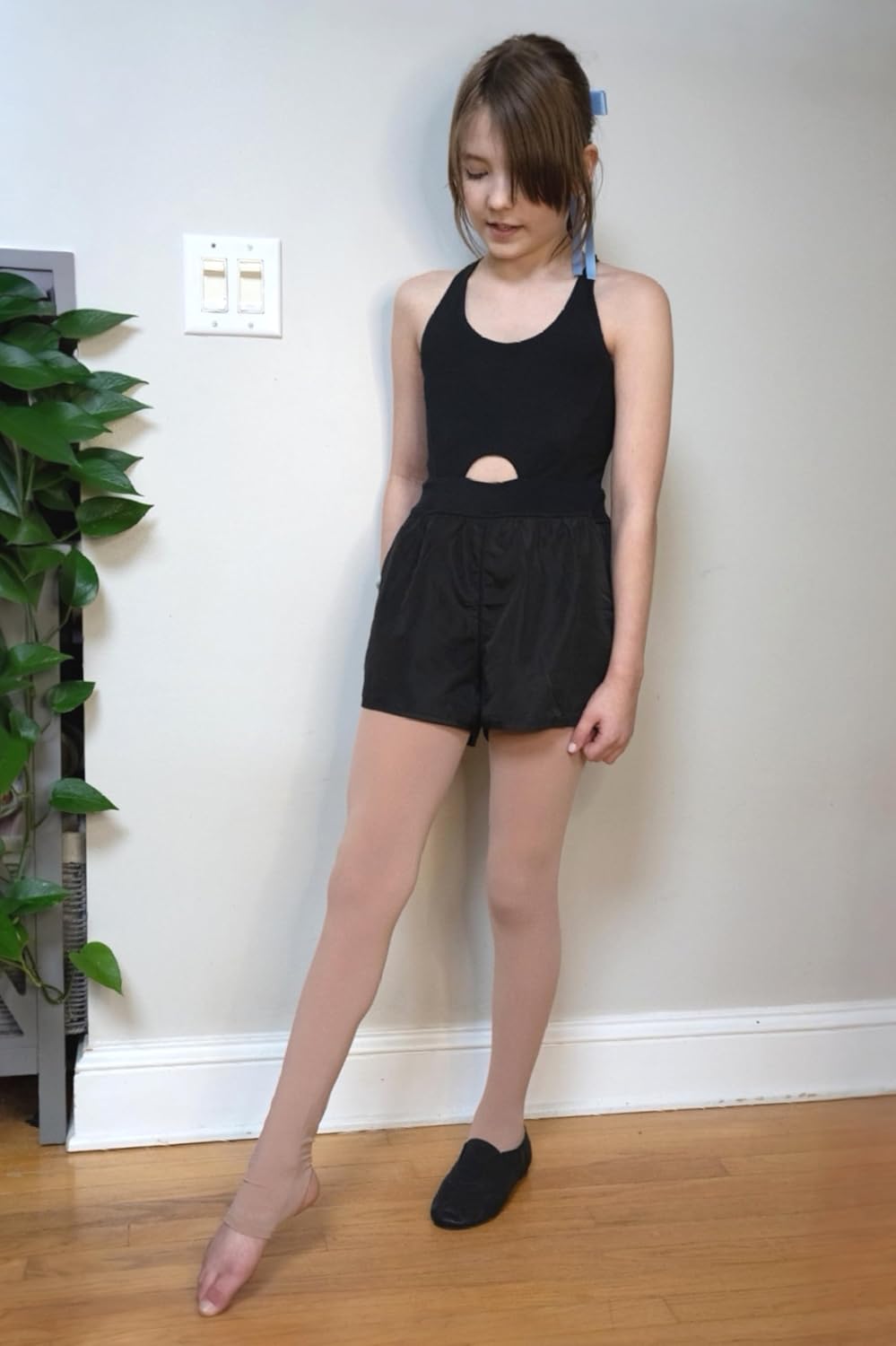 Stelle Ultra Soft Stirrup Tights for Girls & Women - Perfect for Dance, Gymnastics & School