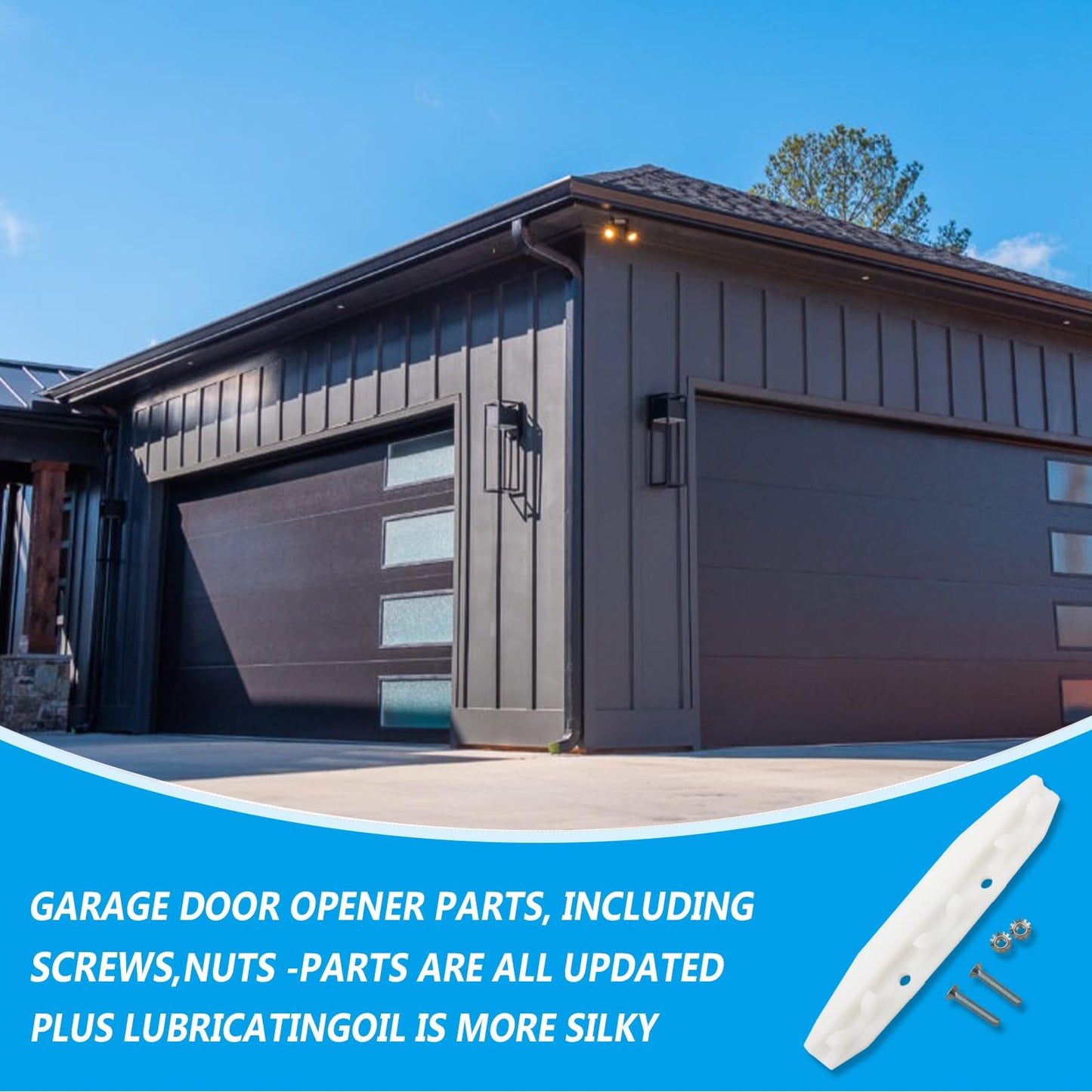 25605R Chain Drive Inner Slide for Genie Garage Door Opener，Compatible with Genie Garage Door Opener Parts, S Chain Drive Inner Slide