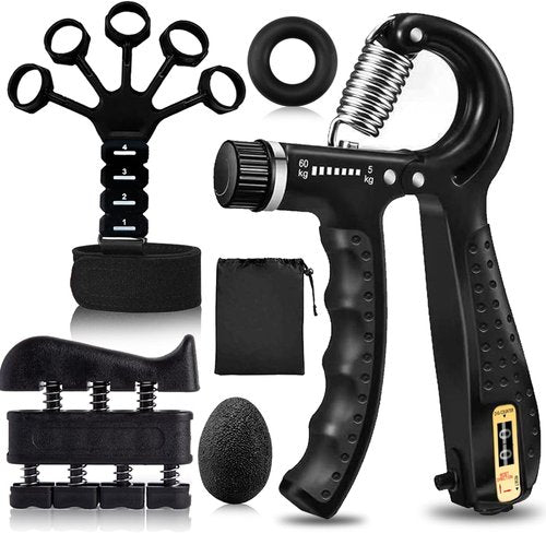 Grip Trainers - Forearm Strengtheners & Finger Trainers for Enhanced Grip | 5-Pack