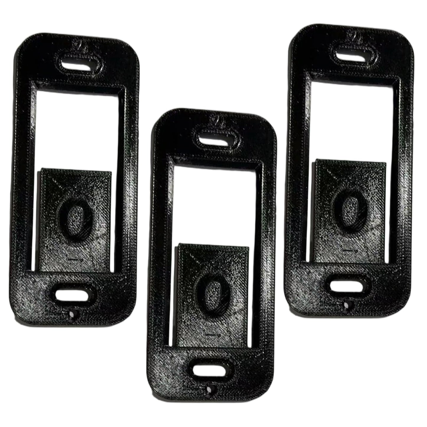 Remote Wallplate Bracket Compatible with Lutron Pico Remote Seamless Remote Snap in Installation Wall Bracket for Lutron Smart Switch - Black or White Shipped Randomly (3pcs)