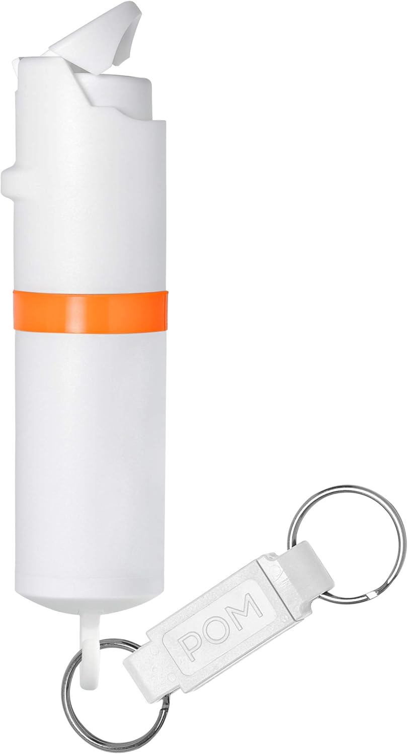 POM Pepper Spray - Maximum Strength OC Self Defense Spray | Tactical Compact Design, 25 Bursts, 10 ft Range