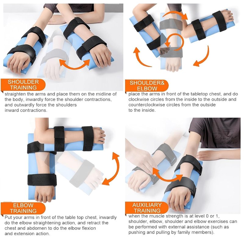 Multifunction Shoulder Rehab Skateboard,360° Roating Pulley Shoulder Exercise Equipment,Seniors Household Arm Elbow Rehabilitation Assisting Exercise Equipment, Help Improve Flexibility Stretching.