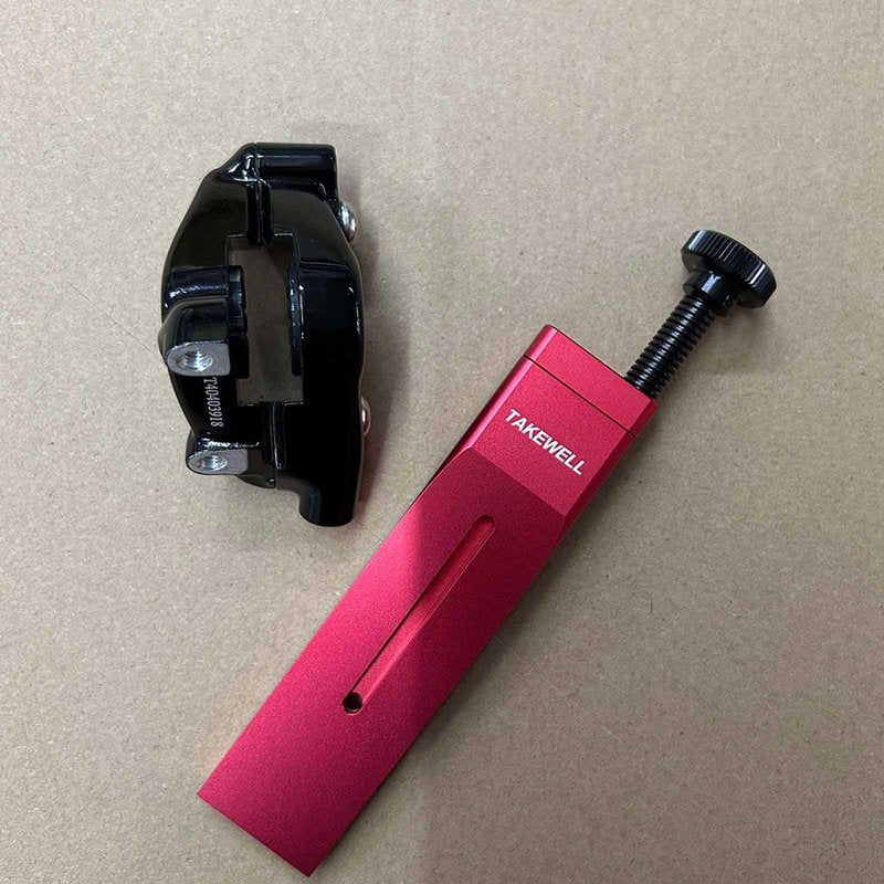 takewell Piston Press Tool for SRAM Brake Caliper, Bike Hydraulic Disc Brake Caliper Piston Wrench Tool, Brake Caliper Accessories, Red, New Version.