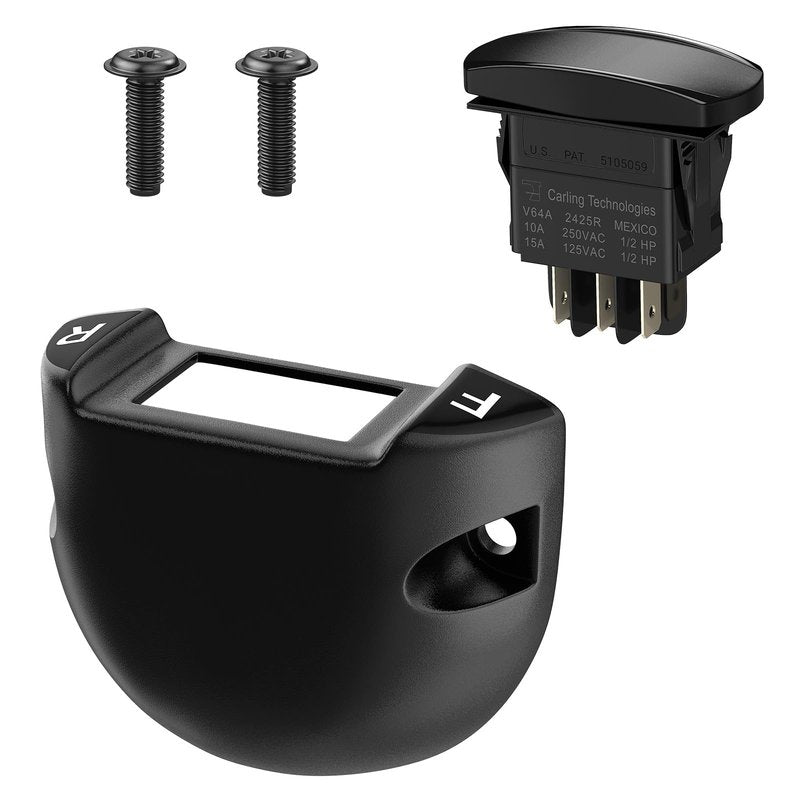 CLUBRALLY Golf Cart Forward Reverse Rocker Switch and Housing Kit, Fit for Electric Club Car Precedent, Tempo, Onward, OEM#101856002, 102508401