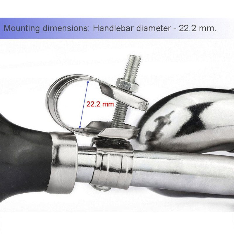 Coolrunner Classic Clown Bugle Horn Metal Bike Horn Bicycle Bell for Vehicles Golf Cart