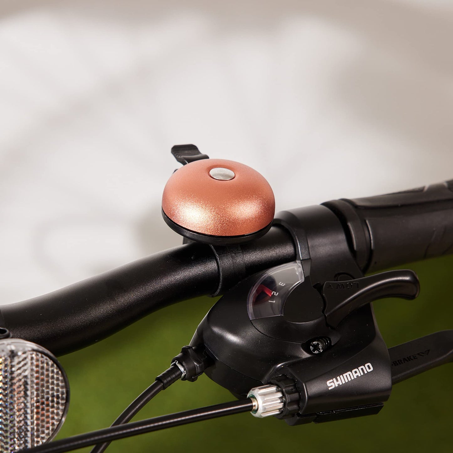 N+1 Bicycle Bell for Handlebars – Clear & Loud Bell (Up to 85 decibels) for Adults or Kids Bikes - Road, Mountain or City Bikes, Fits 22.2mm (0.87") Handlebars
