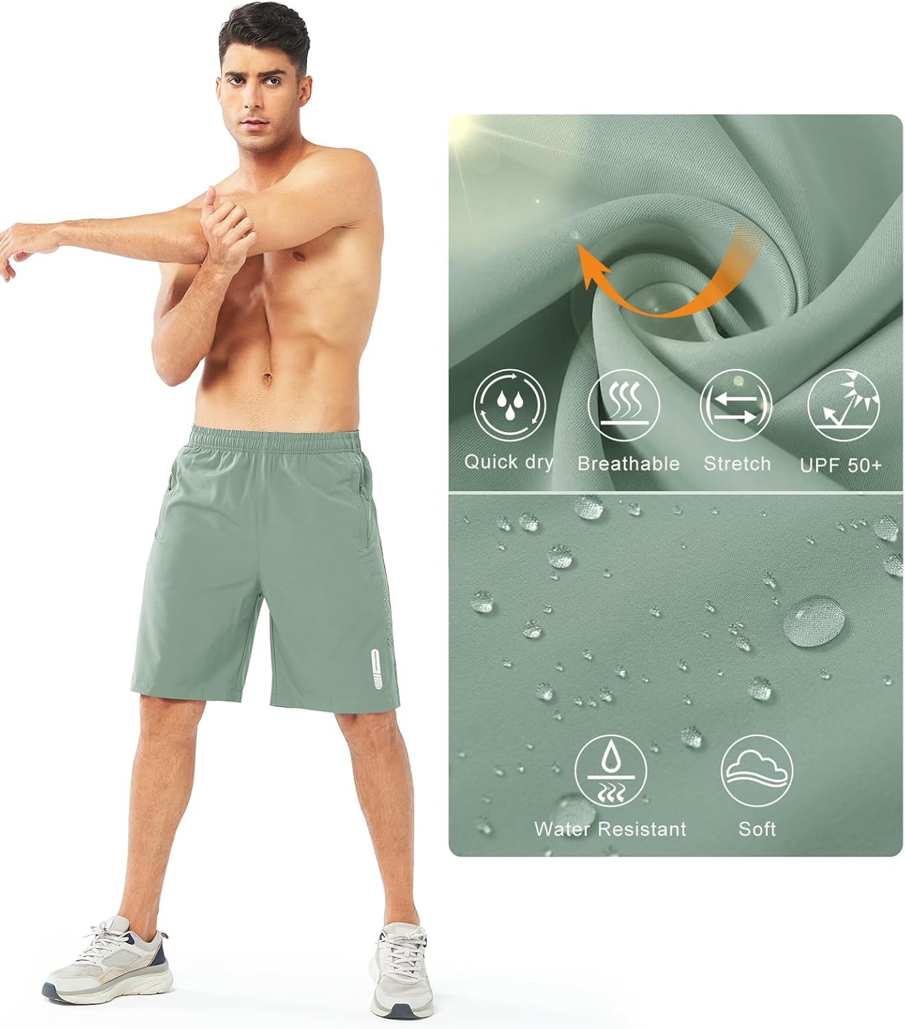 NORTHYARD Men's Athletic Running Shorts - Quick Dry Lightweight Gym Workout Shorts | 7"/9"/5" Sizes