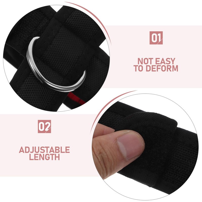 UKCOCO Adjustable Head and Neck Trainer Strap for Neck Strength Training and Posture Improvement Portable Exerciser Tool 9.8 X 8.5 Inches