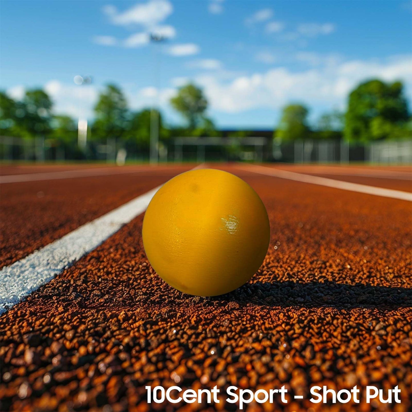 AKABIKE 10Cent Sports Iron Shot Put (2.7kg to 7.2kg) (6lb to 16lb)