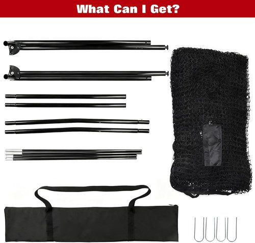 Golf Practice Hitting Net, 10 x 7 ft x 3 ft Portable Golf Nets Personal Driving Range for Swing Chipping, with Carry Bag for Backyard Outdoor Indoor Use
