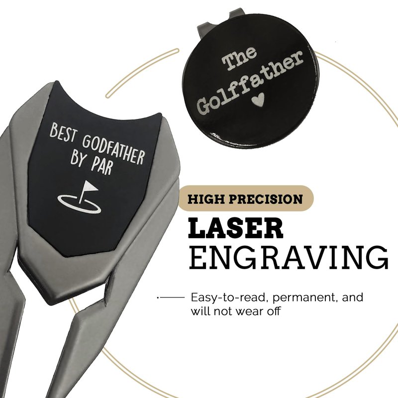 Godfather Gifts from Godchild, Godfather Gift, Will You be my Godparents Proposal Gift, God Parents Presents Proposal, God Father's Gift, Baptism Gifts for Godfather, Golf Accessories for Men Gift Set