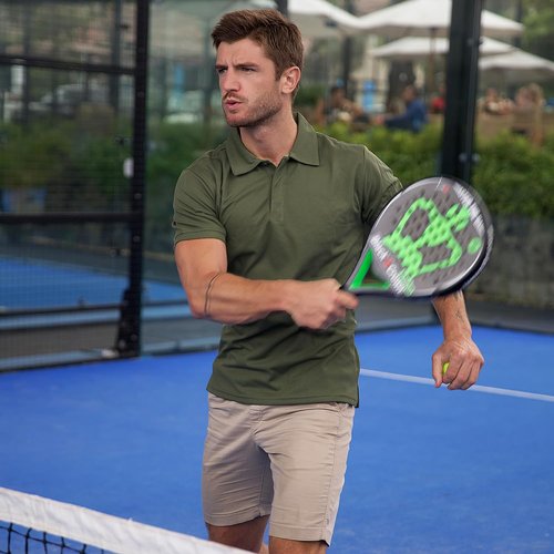 Gaiatiger Men's Polo Shirt - Moisture-Wicking Dry Fit Performance | Short Sleeve Athletic Golf Shirt
