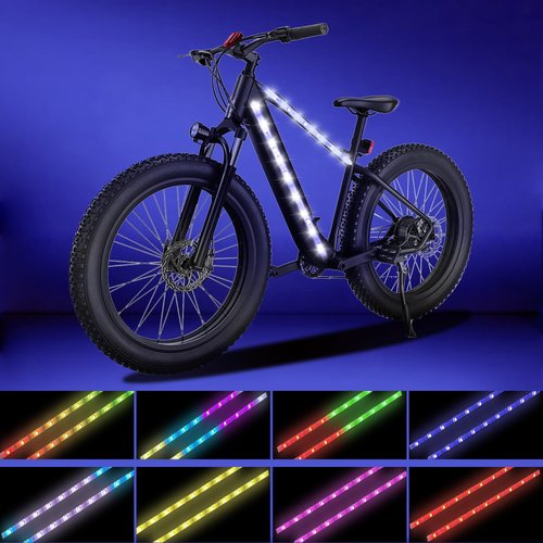 Bike Lights, Can Be Cropped, Bike Lights for Night Riding Ultra Bright Waterproof.for Adults Kids Boys, and Girls Outdoor Bike Lighting Accessorie
