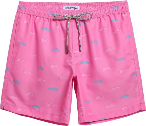 Maamgic Men's Swim Trunks - Quick Dry Swim Shorts with Mesh Lining | 7-Inch Funny Bathing Suits