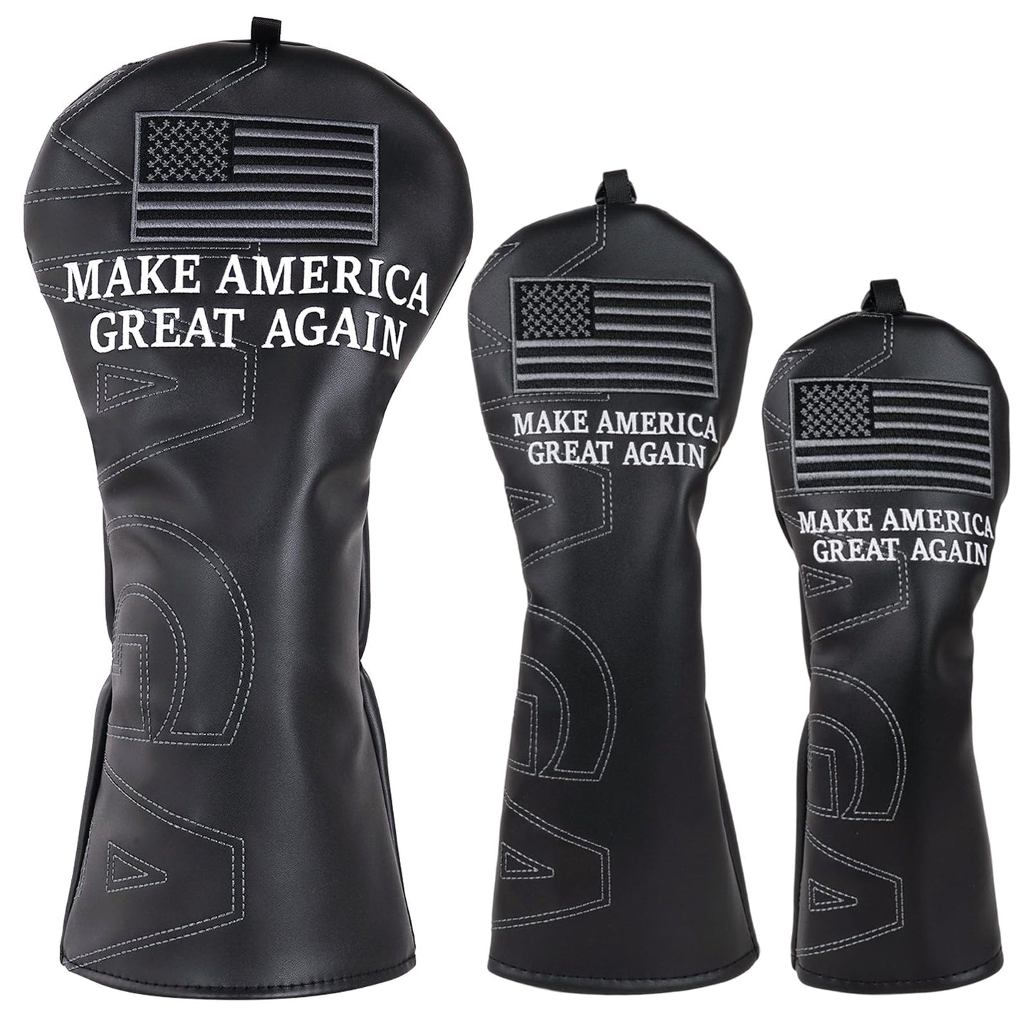 Craftsman Golf Golf Club Head Covers, Driver Headcover Golf Club Cover, Black Driver Headcover Fit up tp 460cc Golfing Gift for Men Women