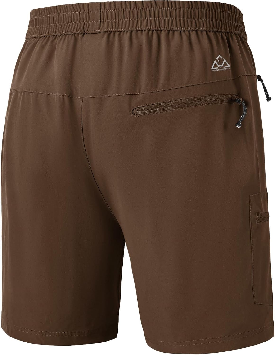 Rdruko Men's Quick Dry Hiking Shorts - Lightweight Outdoor Activewear with Zipper Pockets