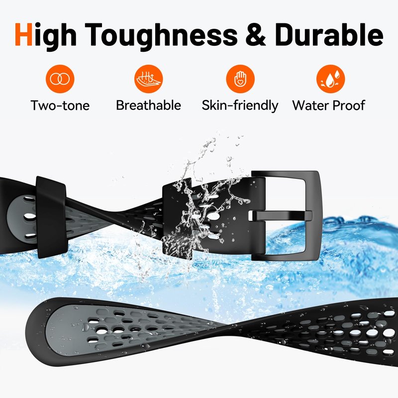 MYSNBKN Compatible with Garmin Forerunner 265 Replacement Band,Quick Release 22mm Watch Band for Forerunner 255,Vivoactive 4,Venu 2,Venu 3 Smartwatch