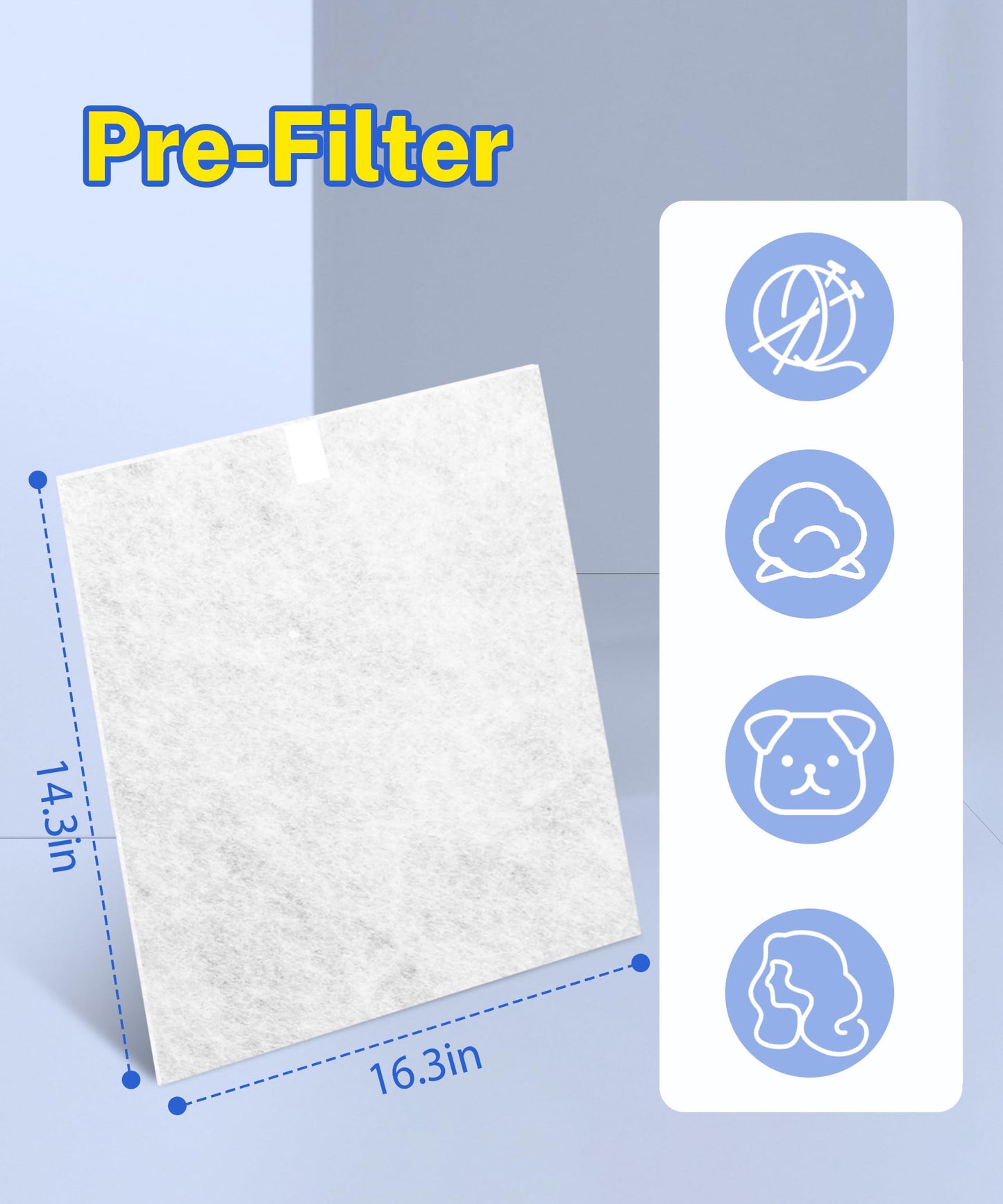 Facecool Replacement Filter Kit Compatible with Rabbit Air A3 MinusA3 Air Purifier, Models SPA-1000N(Odor Remover), with H13 HEPA and Activated Carbon filters