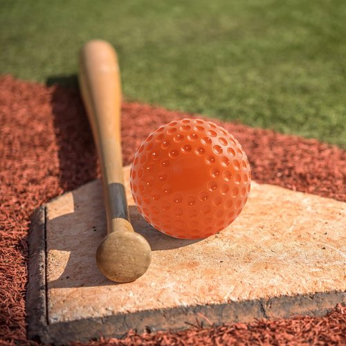 Baseballs 12 Pack - Dimpled 9-Inch Pitching Machine Baseballs for Hand-Eye Coordination & Practice