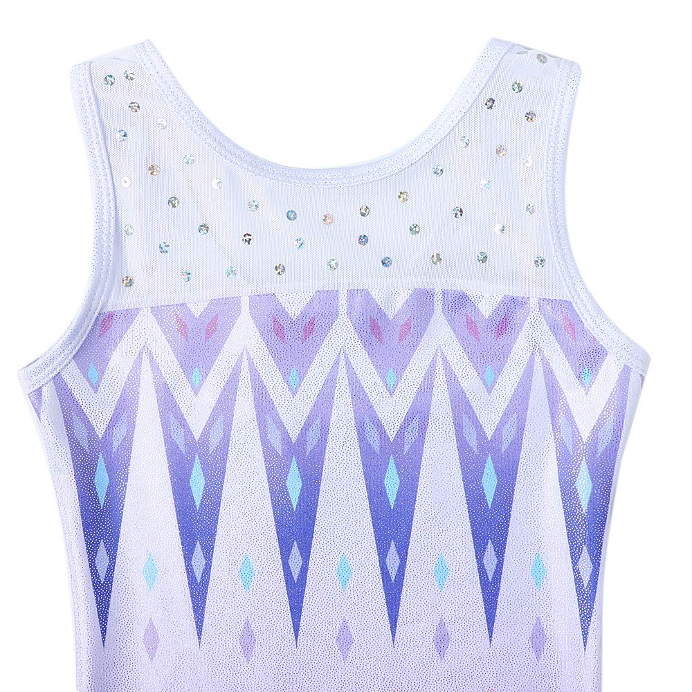 HOZIY Girls Gymnastics Leotards Size 6-7 Leotards With Shorts for Kids Purple Snow