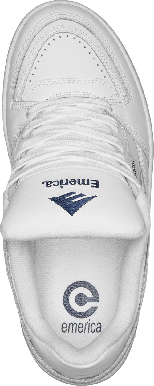 Emerica Mute – Subtle Skate Statement, Reinforced Vulc, Cushioned Feel, Everyday Wear White