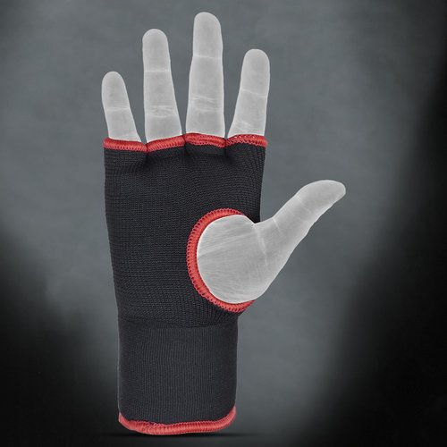 DEFY Padded Inner Boxing Gloves - Gel Padded Knuckle Protection | 75cm Long Strap for MMA & Muay Thai