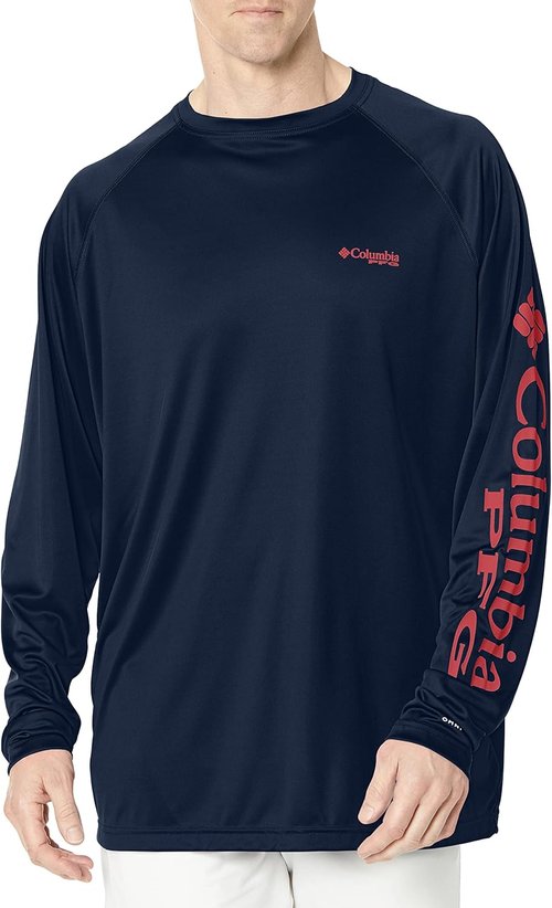 Columbia Men's PFG Terminal Tackle Long Sleeve Shirt - Quick-Dry Fabric | UPF 50 Protection