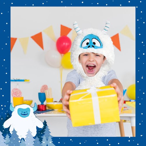 dressfan Plush Snow Monster Hat for Women Girl,Soft Winter Warm Beanie Hat with Ear Flaps,Crazy Hat Novelty Funny Christmas Gifts & Birthday Gifts