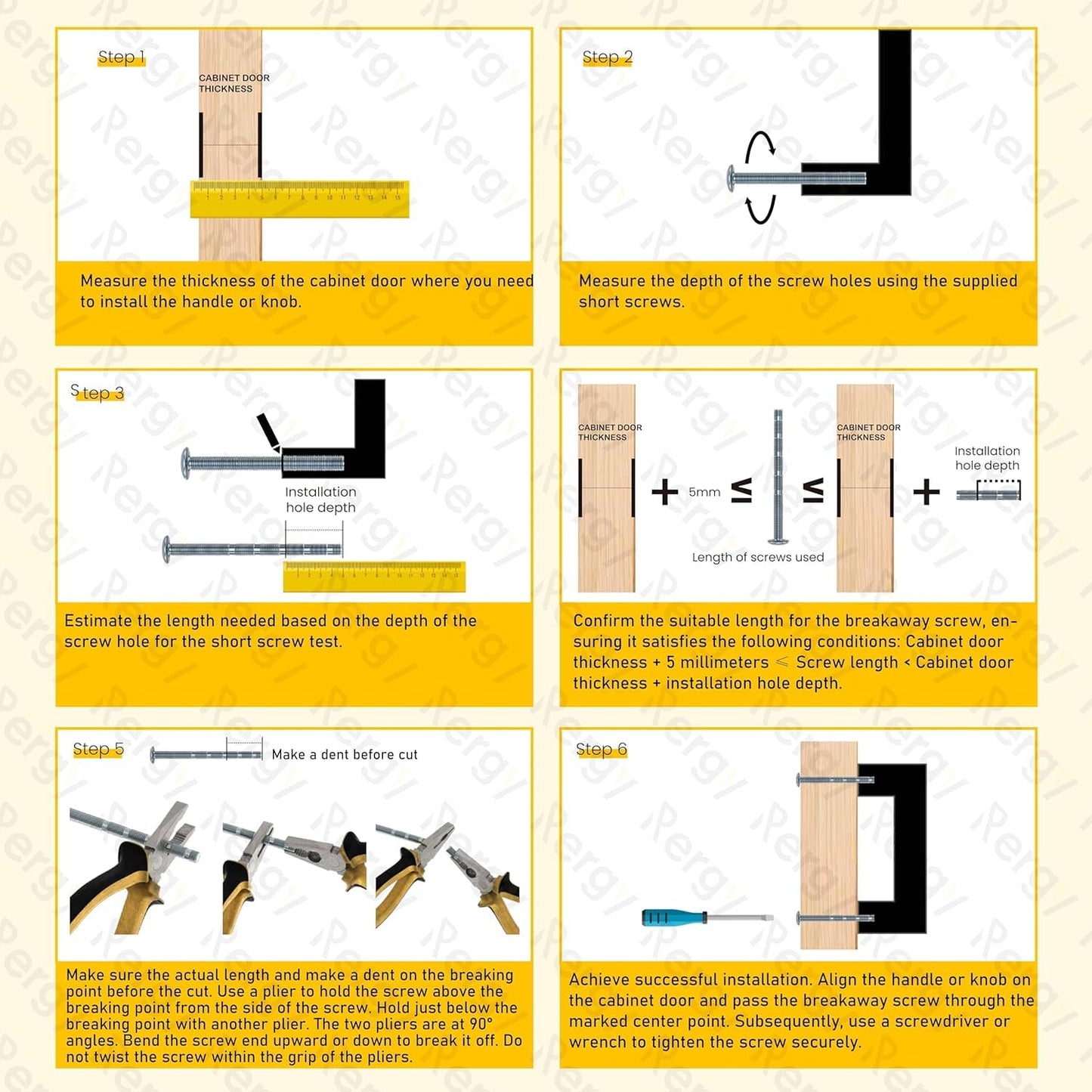 Rergy 2 Pack Cabinet Knobs for Drawer Dresser Closet, Flower Shape Lemen Gold Drawer Knobs, Brushed Brass Cabinet Hardware, Pulls Handles Single Hole