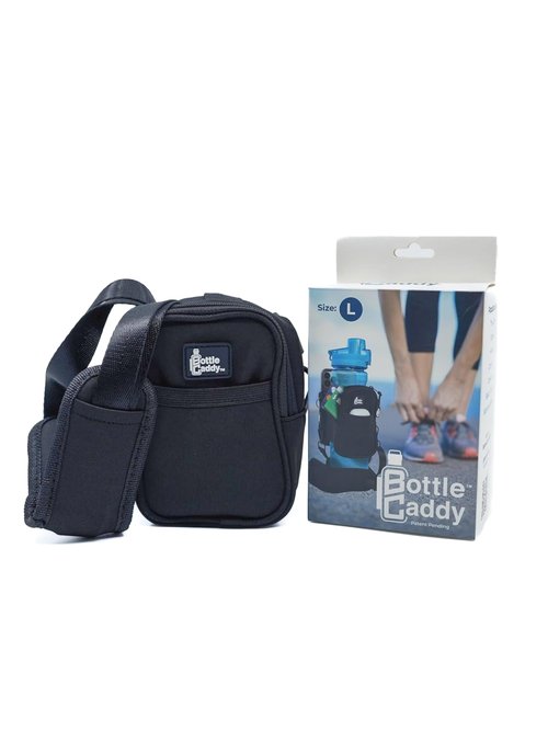 Bottle Caddy Pro - The Advanced Water Bottle Pouch with Phone Holder and Removable Sling for 30-40oz Bottles, Ideal for Gym Lovers, Hikers, and Athletes, Made from Neoprene