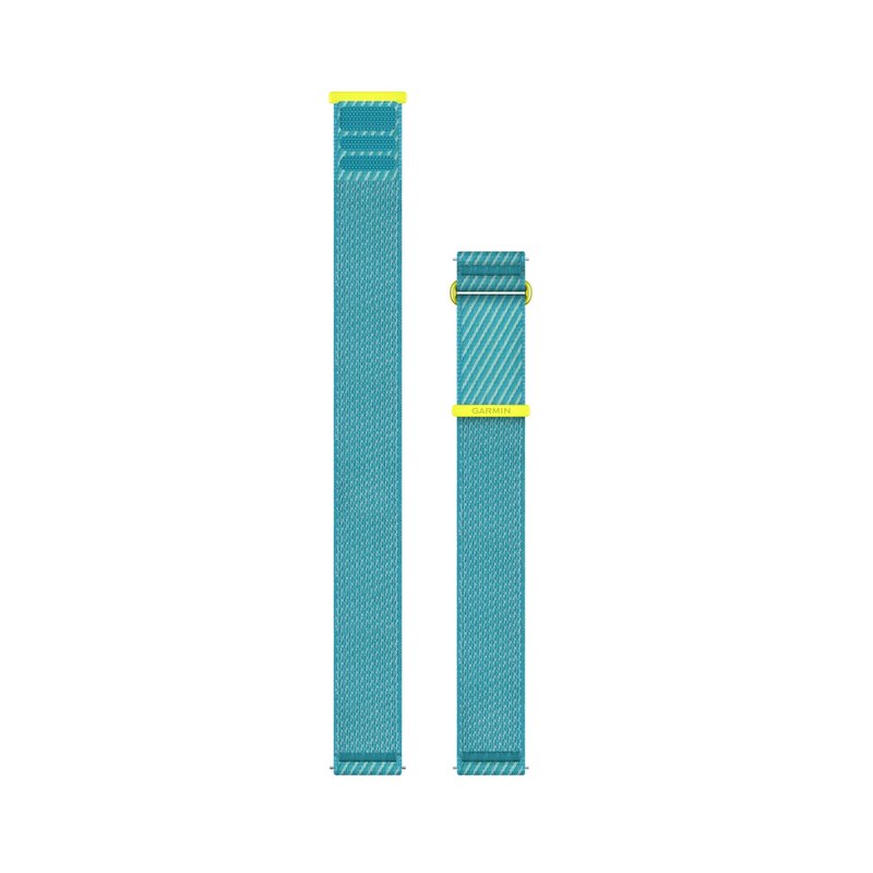 Quick Release Bands (22 mm) Amp Yellow/Turquoise ComfortFit Fabric
