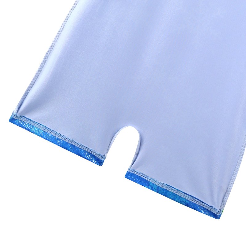 BAOHULU Gymnastics Leotards for Girls Kids Sparkle Tank Biketards with Shorts Dance Outfit B169_BlueSnowflake_110